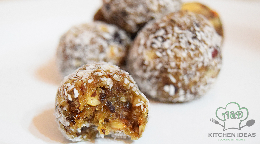 Vegan Sugar-Free Energy Balls Vegan Sugar-Free Energy Balls
