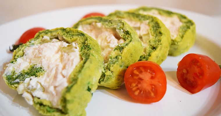 Chicken-Spinach Roll Ups