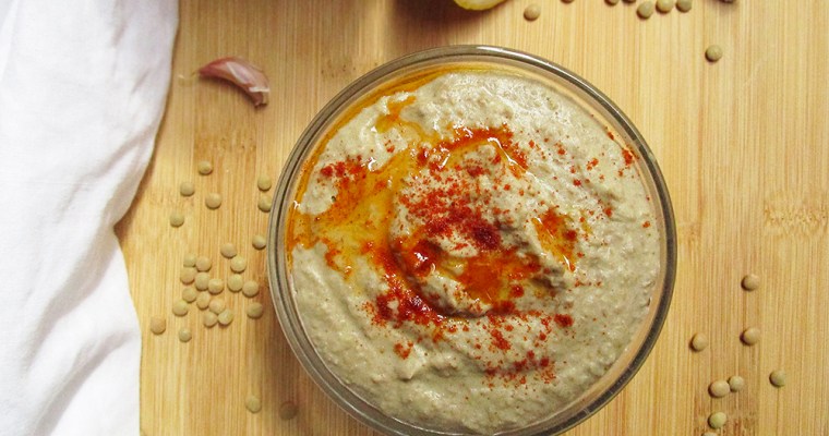 Brown Lentil Hummus Recipe