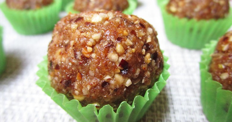 Vegan Hazelnut Sugar-Free Energy Balls