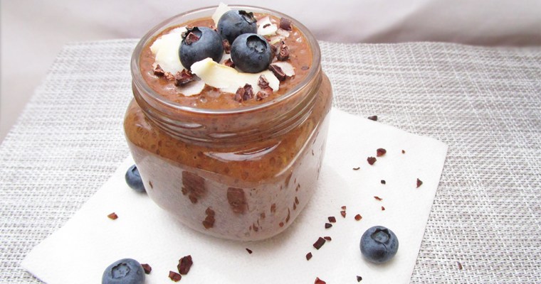 Vegan Chocolate Peanut Butter Chia Pudding