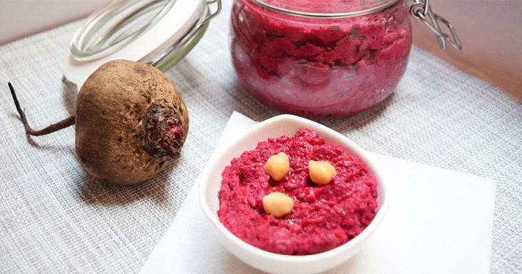 Roasted Beet Hummus – Vegan