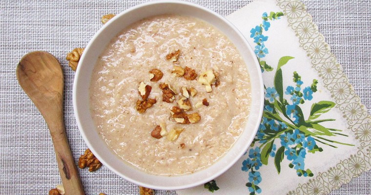 Our Favorite Walnuts Vanilla Oatmeal