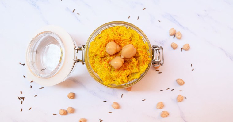 Mango Curry Hummus Recipe