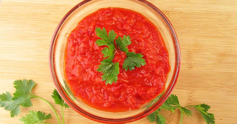 Homemade Roasted Eggplant Pepper Spread (Ajvar)
