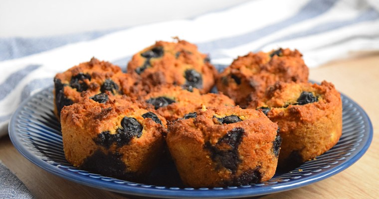 Blueberry Banana Muffins