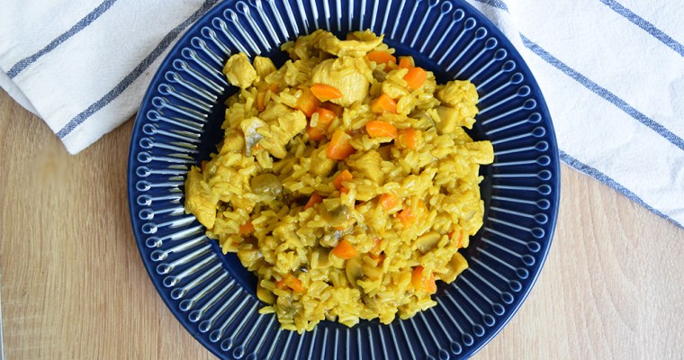 Quick & Easy Chicken Curry Risotto