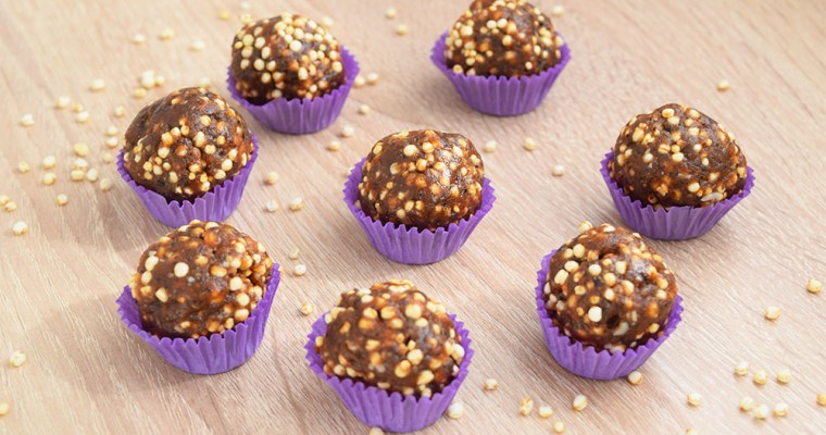 Puffed Quinoa Energy Balls