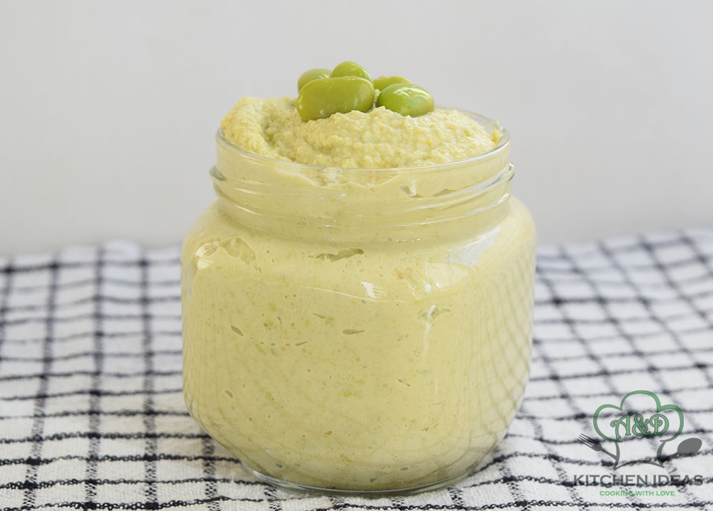Edamame Chickpea Homemade Hummus Edamame Chickpea Homemade Hummus