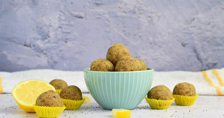 Lemon Poppy Seed Energy Balls