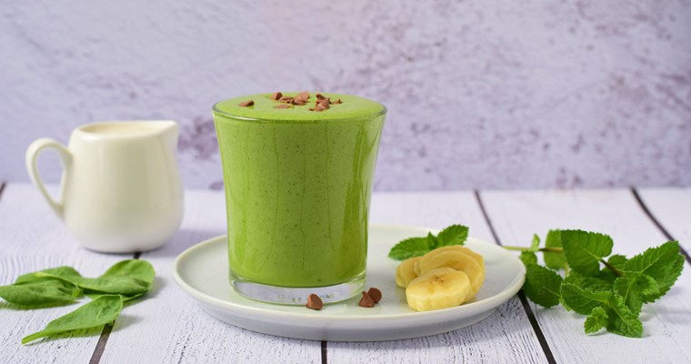 Green Banana Mint Smoothie