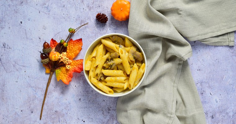 Creamy Pumpkin and Mushroom Pasta Recipe