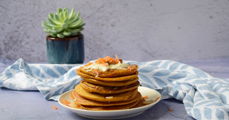 Carrot Coconut Pancakes