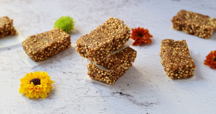 Almond-Hazelnut Quinoa Energy Bars