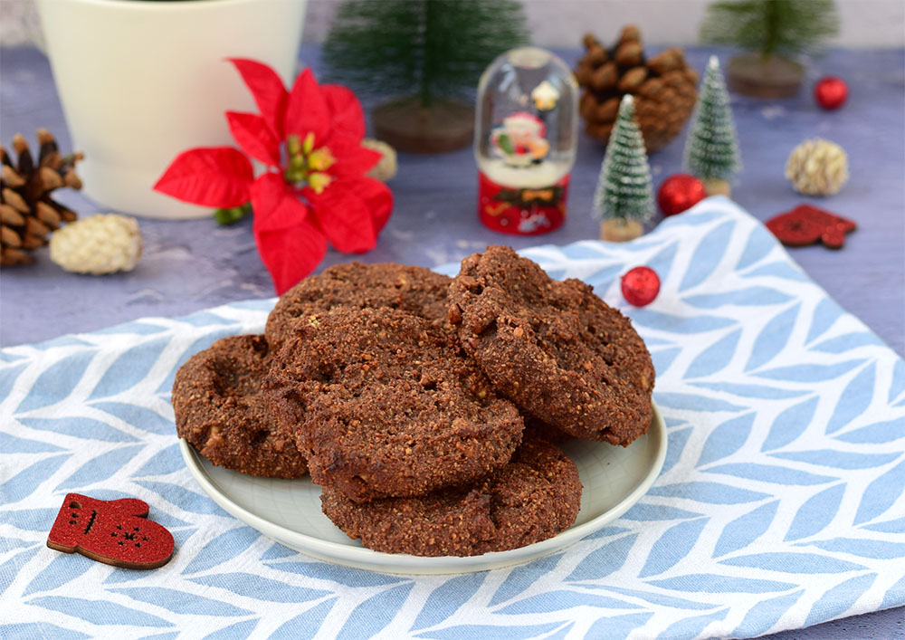 Vegan Almond Chocolate Cookies Vegan Almond Chocolate Cookies