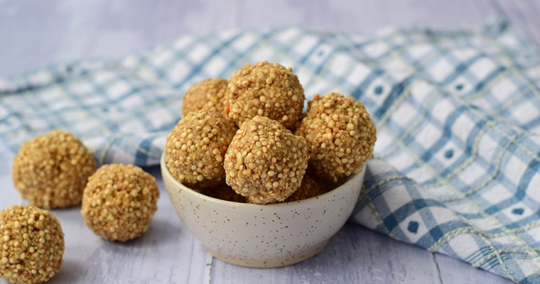 Vegan Cashew Puff Energy Balls