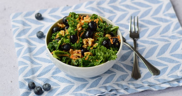 Blueberry Kale Salad