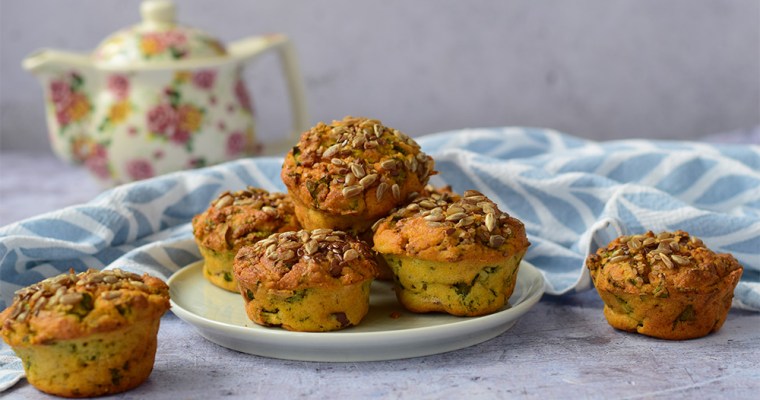 Spinach & Cheese Muffins