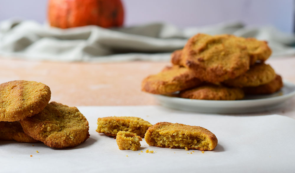 Pumpkin Cookies With Almond Flour - A&D Kitchen - Desserts